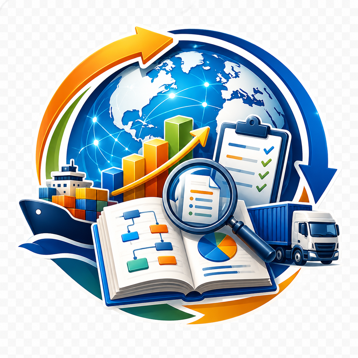 Thư viện Infographic Hải quan Xuất Nhập Khẩu & Logistics